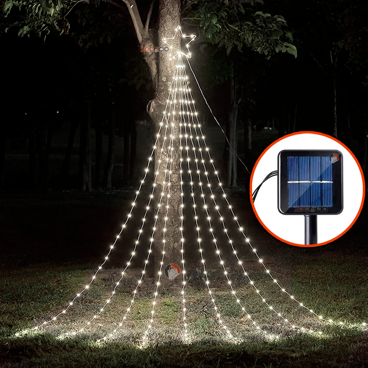 Estrella Cascada Solar • 2m