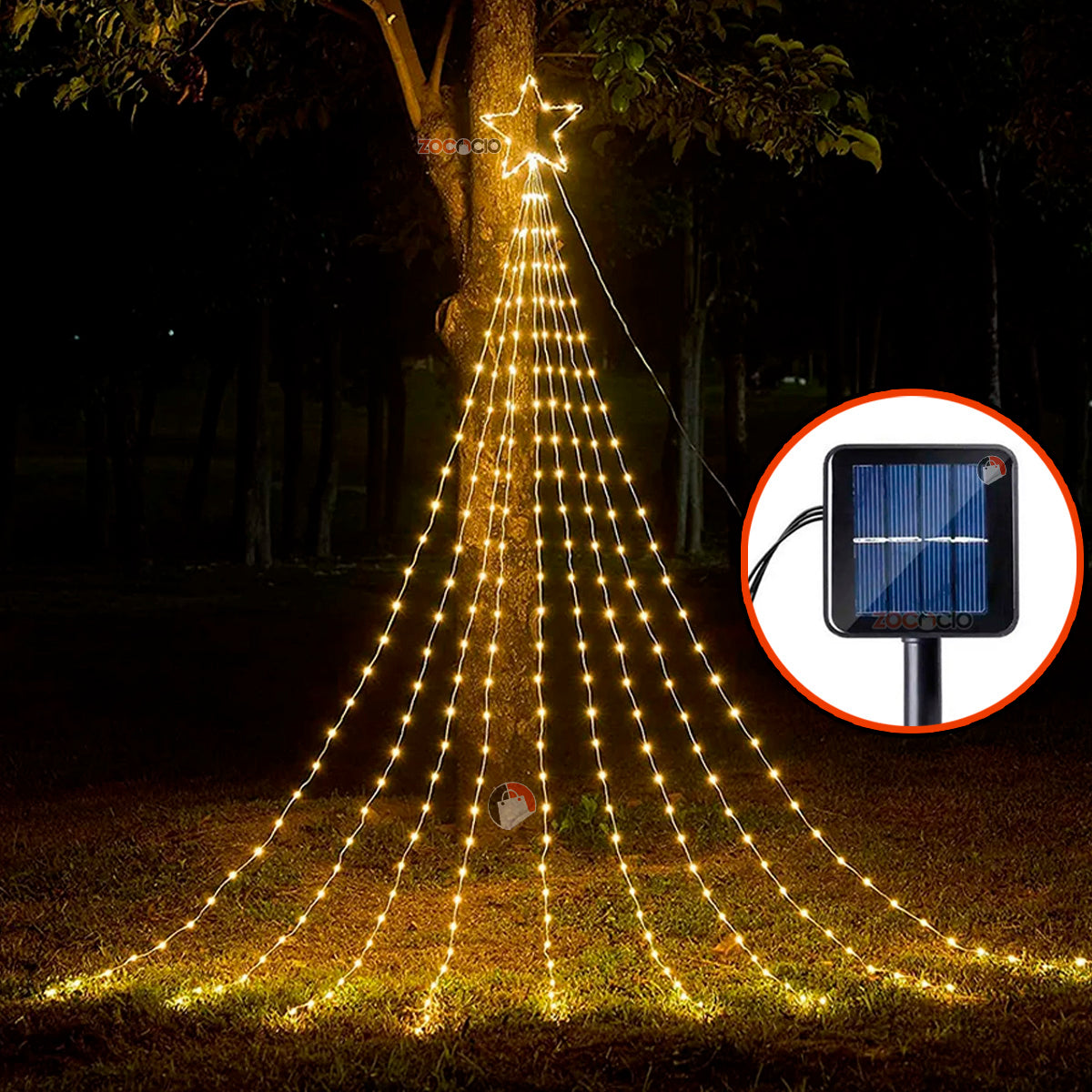 Estrella Cascada Solar • 2m