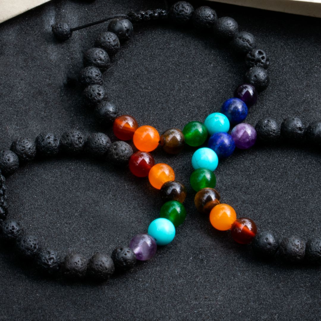 Pulsera 7 Chakras + Esencia Rateros – Oferta Paga 1 Lleva 4