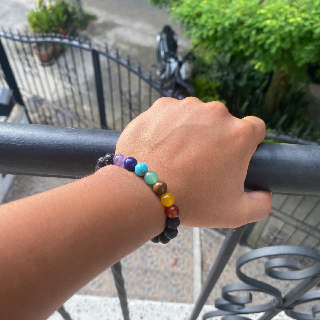 Pulsera 7 Chakras + Esencia Rateros – Oferta Paga 1 Lleva 4