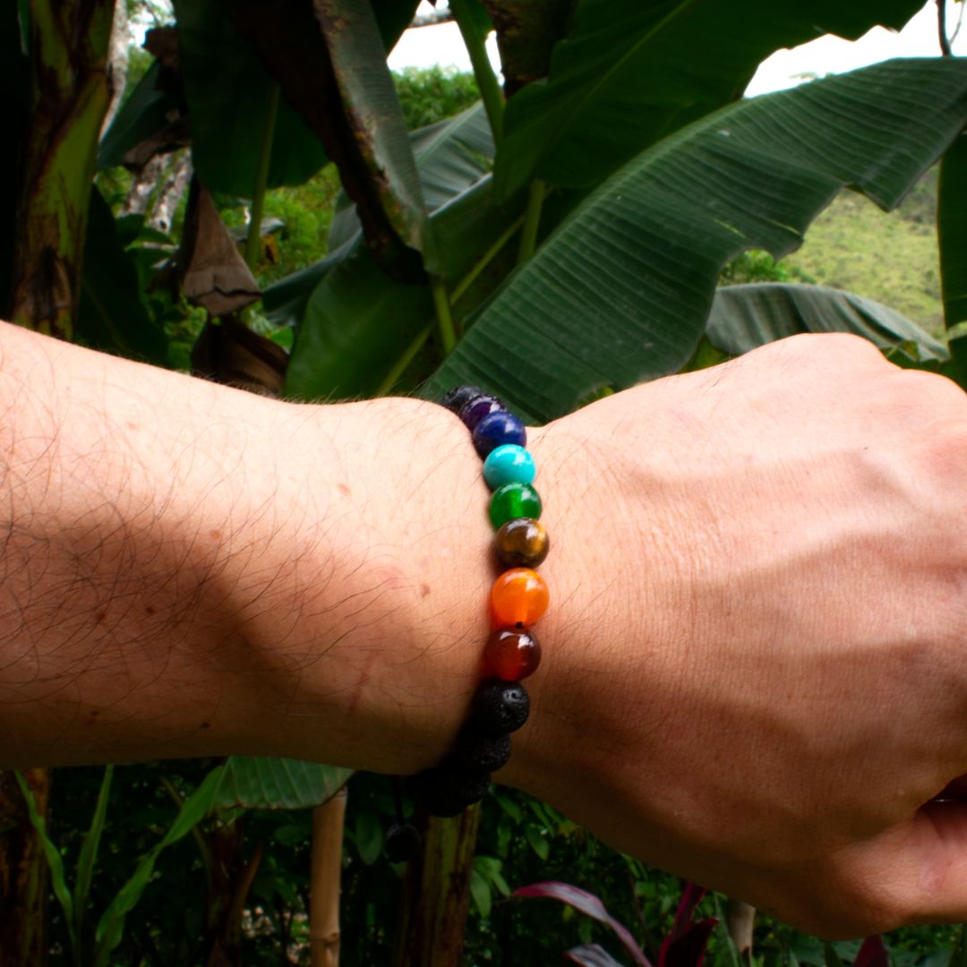 Pulsera 7 Chakras + Esencia Rateros – Oferta Paga 1 Lleva 4