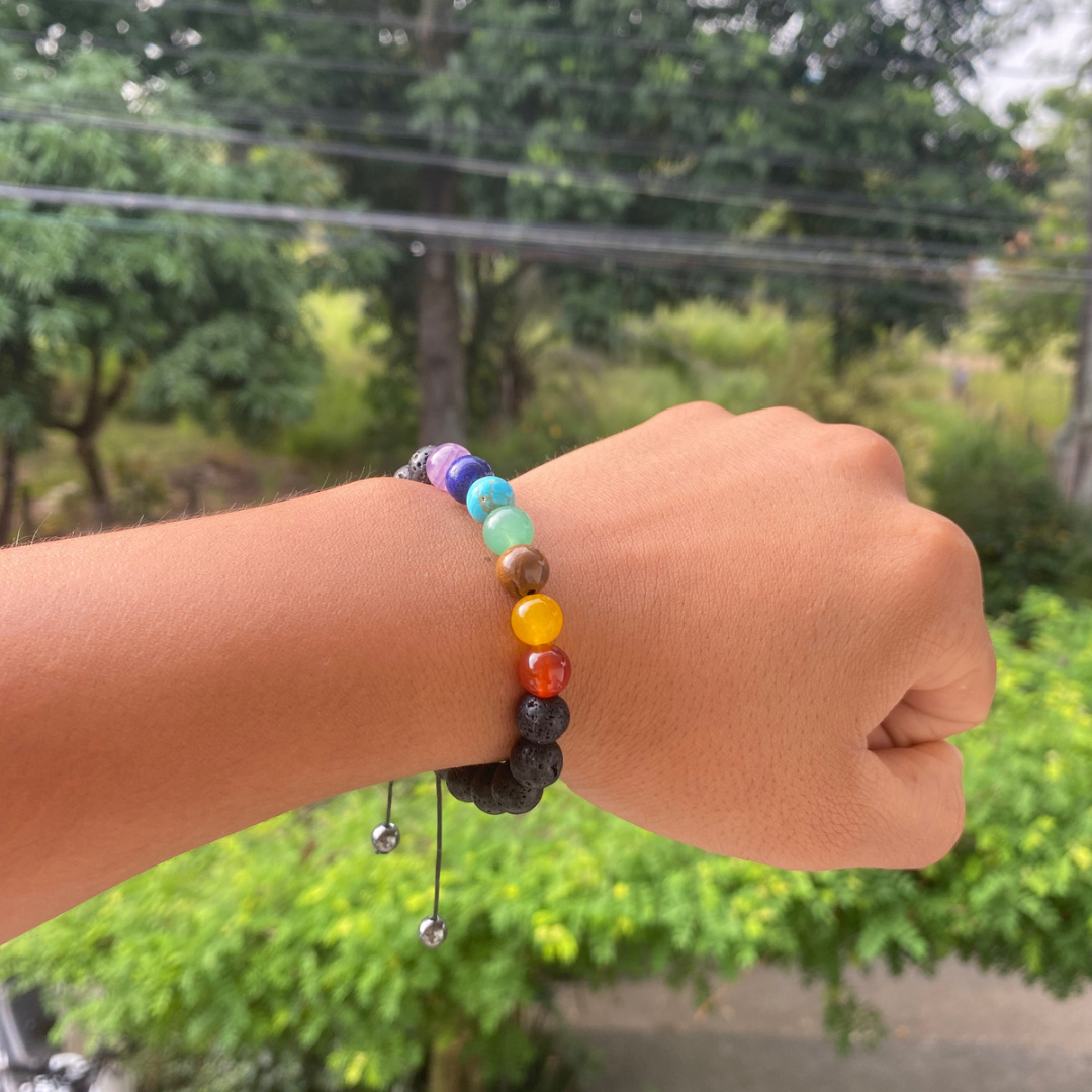 Pulsera 7 Chakras + Esencia Rateros – Oferta Paga 1 Lleva 4