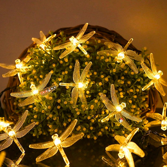 Instalación Navidad Libélulas Solar