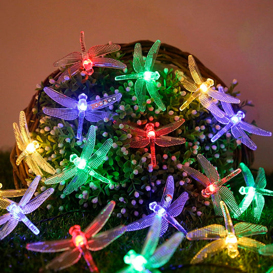 Instalación Navidad Libélulas Solar