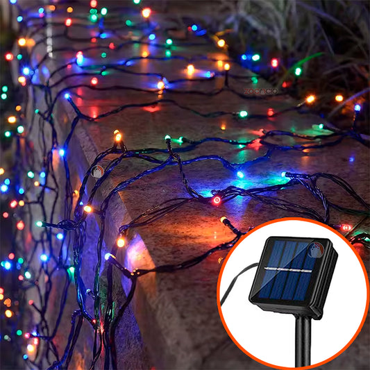 Luces Navidad Energía Solar Prem — 200 LED